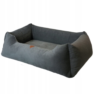 Ліжко для собак Dogs 4 Life, сіре, 73 см x 62 см