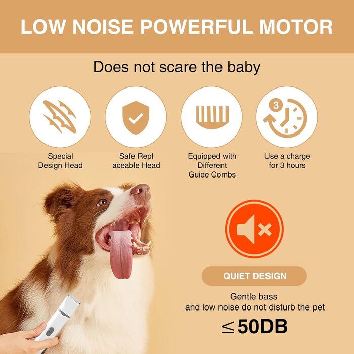 Триммер для собак 4-в-1: догляд за шерстю, стрижка, грумінг