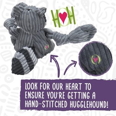 Іграшка для собак HuggleHounds Knotties Лось Міні, м'яка плюшева