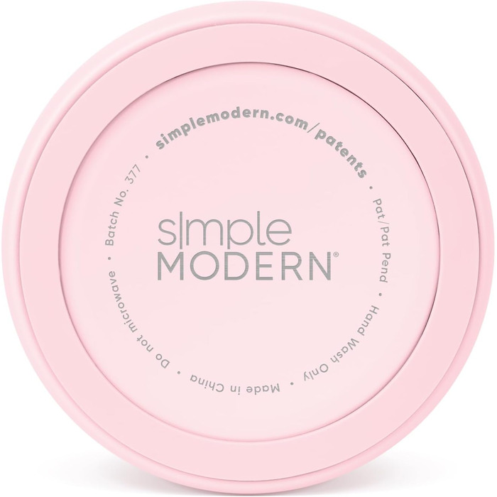 Миска для собак та котів Simple Modern Bentley Collection з нержавіючої сталі, ізольована, велика (1,8 л), Rouge