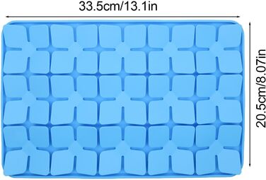 Килимок для собак Katzenschlamm з силікону з присосками, лінза для собак, зменшує нудьгу, для ласощів та корму, фіолетовий (синій)