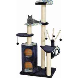 Котячий будинок MidWest Homes for Pets Escapade, 4-рівневий, середній, з обмотаною сизалем стійкою, когтеточка, ігровий комплекс, чорнобілий