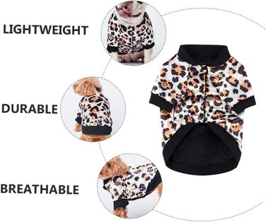 Теплий дощовик для собак Gatuida з бавовни для маленьких собак, дихаюча жилетка для цуценят з м'яким утеплювачем, одяг для домашніх тварин на вулицю та в приміщення, приємний до шкіри та без запаху