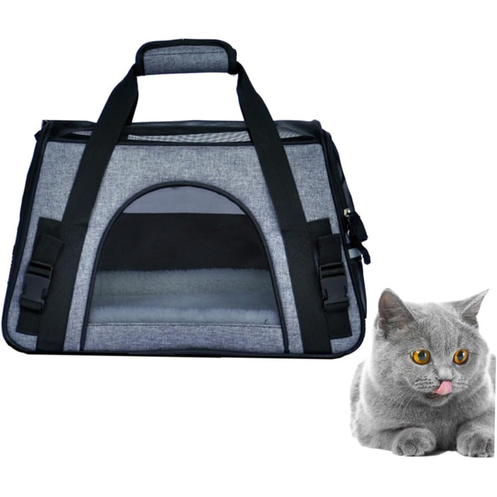 VERDANVERSE Трансферна переноска для котів та маленьких собак - дихаюча, зручна, для подорожей