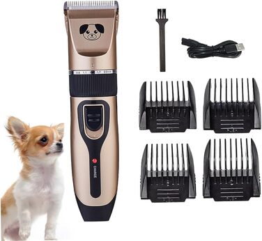 Машинка для стрижки шерсті собак Hemobllo з керамічним лезом – тиха та потужна, для безпечного грумінгу