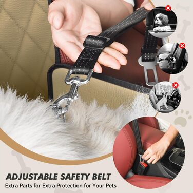 Автокрісло для собак - міцне, водонепроникне, сіре. Підходить для малих та середніх собак. З підсиленими стінками та ременями безпеки для заднього та переднього сидіння