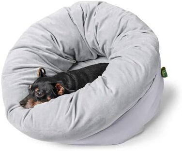 Крізьоке ліжко для домашніх тварин HUNTER Miranda, сірий, 50x50 см, для собак та котів