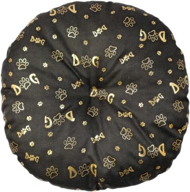 М'який лежак для собак та котів, круглий, діаметр 60 см, коричневий колір. Лежанка для собак, котяча лежанка, килимок для котів, матрац для собак або котів. Можливість прання. Ідеально підходить для переносних кліток або лежанок. Діаметр 60 см (⌀ 50 см, т