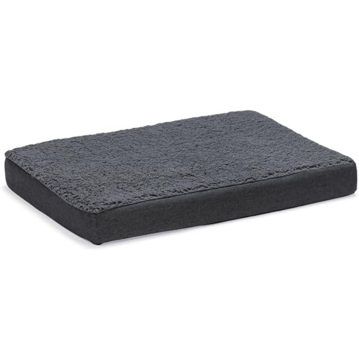 Ортопедичне ліжко для собак Beeztees Zira, темно-сірий, 75x50x9 см