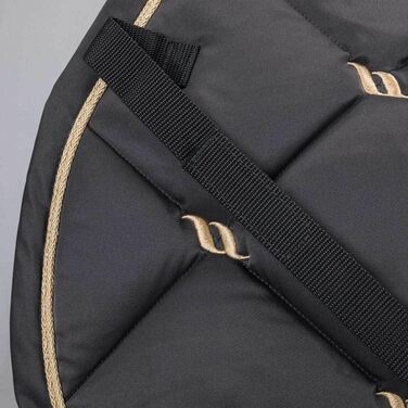 Schabracke Back on Track Night Collection Dressur Graphite grau Full - підкова для коней