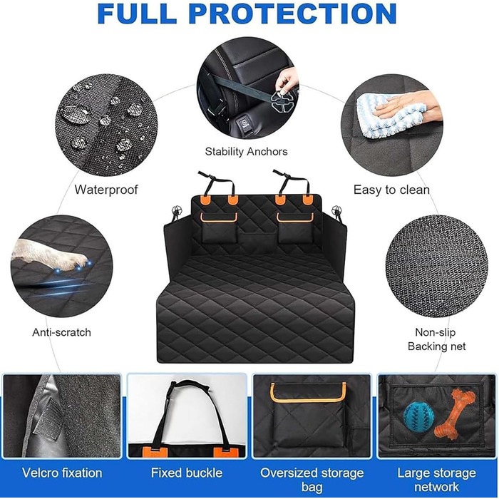 Захист багажника для собак Tesla Model Y 2020-2024, водовідштовхуючий, міцний, легкий у догляді