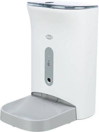 Автоматична годівниця для тварин TRIXIE TX8 SMART 2.0, 4,5 л, біло-сіра