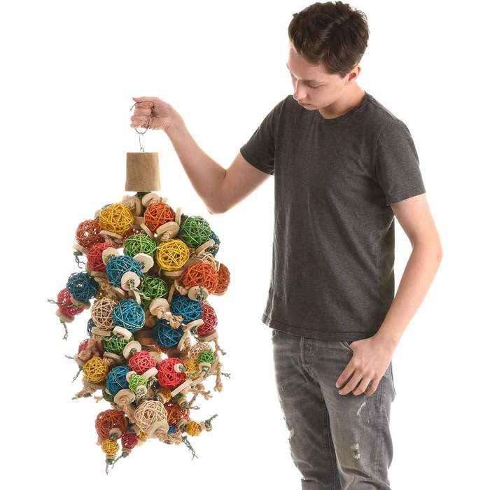 Іграшка для папуг Java Ball Thing XL, гігантська розвага для птахів