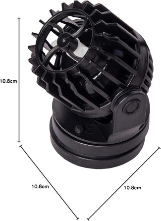 AQPET Neptune Wave циркуляційна помпа з магнітним кріпленням для морського акваріума, 8000 л/год, чорна