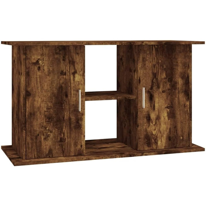 Тумба для акваріума ZEYUAN з ДСП, копчена дубова, 101x41x58 см, акваріумна підставка, шафа під акваріум