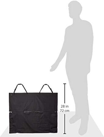 Чохол на сидіння автомобіля для собак Amazon Basics, 119 x 142 см, чорний