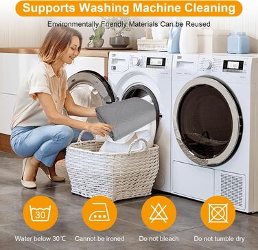 Водонепроникний килимок для собак Dokeno - двосторонній, м'який, для великих та маленьких собак/кішок, захист для дивану, ліжка та авто, придатний для прання (132 x 213 см)