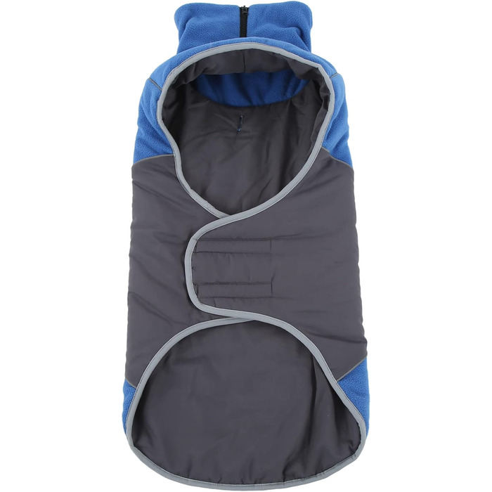 Зимовий теплий пуховик для собак, вітронепроникний, з капюшоном та на блискавці, для маленьких, середніх та великих порід