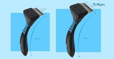 Інструмент для видалення шерсті для собак та котів (для короткої та довгої шерсті), рожевий