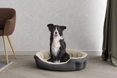 Лежанка для собак та котів Sogni E Capricci COCCOLE, 48 x 42 x 16 см, кремовий колір