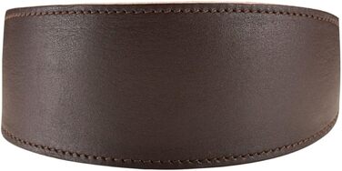 Шкіряний нашийник для хортів HUNTER SUPER SOFT, м'який, коричневий, розмір S (42 см)