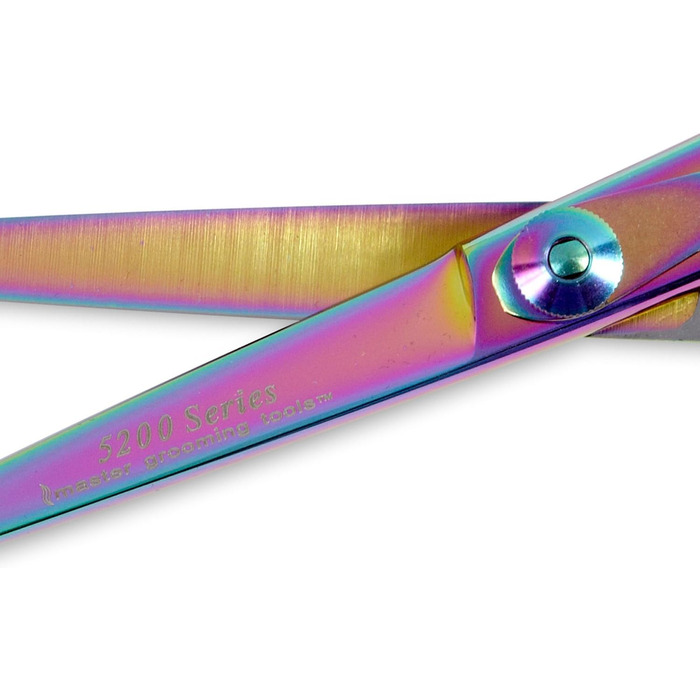 Ножиці для грумінгу Master Grooming Tools 5200 Rainbow Series – професійні ножиці для догляду за шерстю собак, 21,5 см