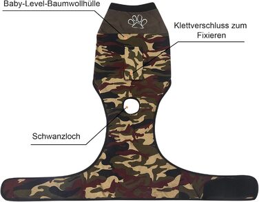 Тіло для собак після операції, захисний одяг для собак після кастрації/стерилізації, дихаючий, анти-витік ран, зелений, L