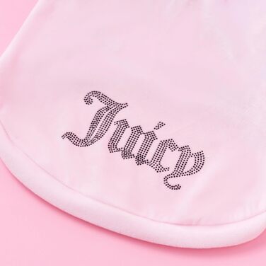 Худі Juicy Couture Bling Velours для домашніх тварин – Рожевий – Розмір XS/S (0,9–3,2 кг) – для маленьких собак та котів