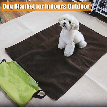 Водонепроникний килимок для тварин Bangminda 100x70 см з сумкою - ідеально для подорожей та кемпінгу (для собак, котів)