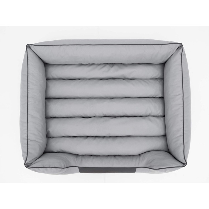 М'яке ліжко для собак XL 85x65 см, ліжко-софа для тварин, кошик для собак, сіра