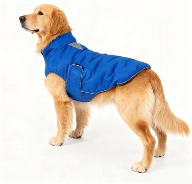 Зимова куртка для собак Mante, тепла пуховка для собак та котів, міцний в'язаний пуховик з м'якого матеріалу для комфорту та тепла (М'ятно-зелений, ), М'ятно-зелений (L, Синій)