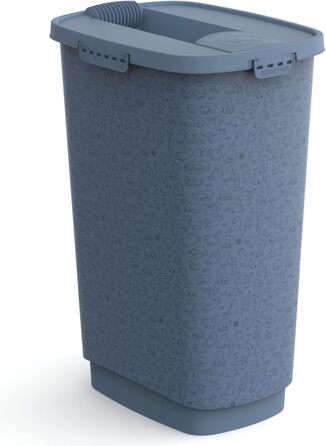 Контейнер для корму Rotho MyPet Cody 50 л з кришкою, пластиковий, BPA-free, синій