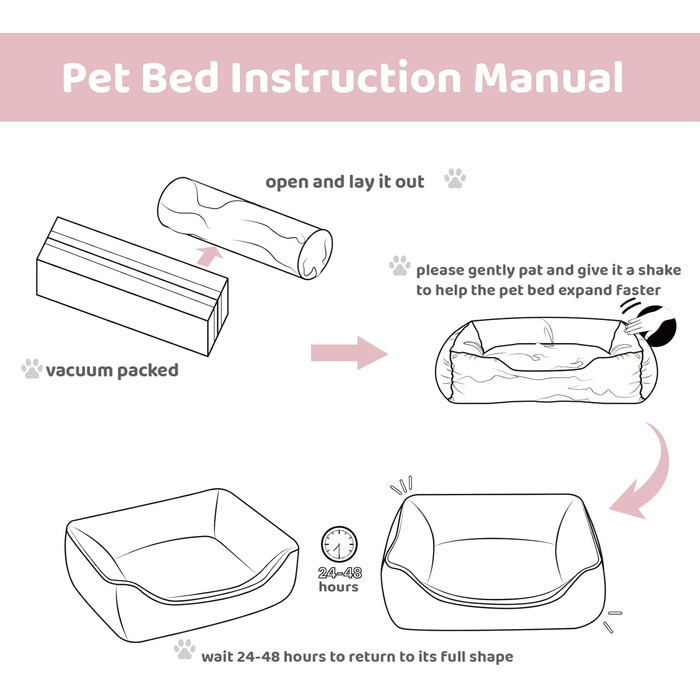 Ліжко для котів та собак Hollypet, м'яке, дихаюче, 55x45x15 см, блакитно-сіре