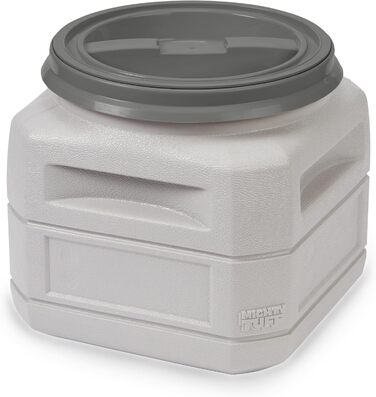 Контейнер для корму для собак та котів Mighty Tuff, 10.9 кг, з кришкою та ручками, BPA-free, Made in USA, 24 lbs