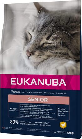 Сухий корм для літніх котів Eukanuba Senior, 10 кг