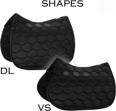 Широкий підхвіст Eskadron Standard Glossy Wave чорного кольору