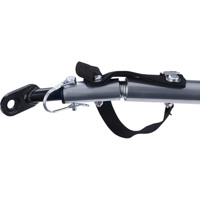 Причіп для велосипеда, переноска для собак, складна, до 40 кг, сірий, блакитний