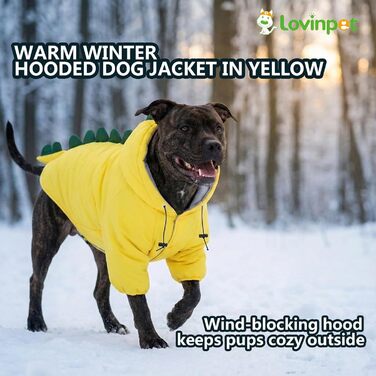 LovinPet Худі з капюшоном для собак середніх та великих порід, Large