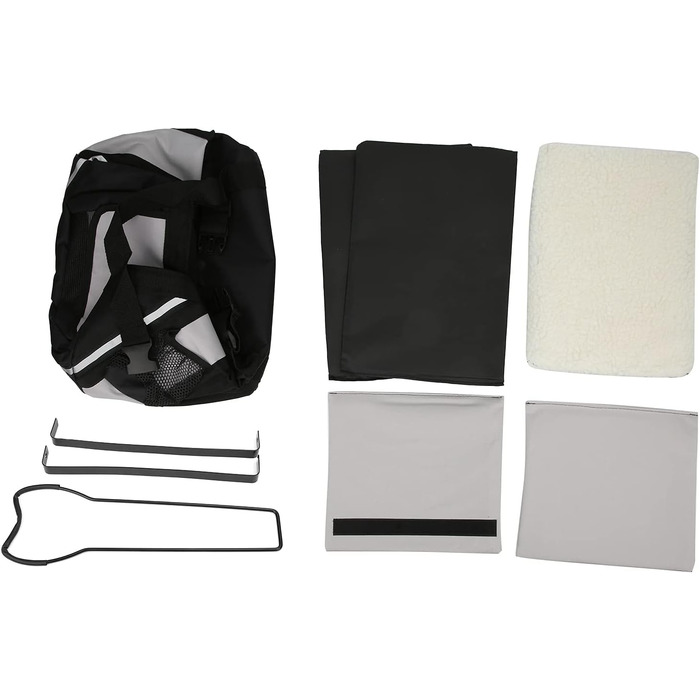 Знімний велосипедний кошик для собак HEEPDD, передня велосипедна сумка, м'який переносник для тварин