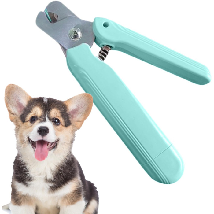 Електричний триммер для собак Krallenschneider - набір для догляду за кігтями з LED-підсвічуванням (світло-зелений)