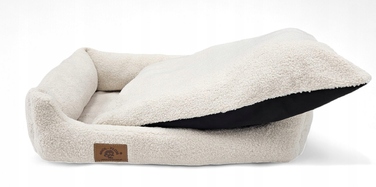 Лежак-диван для собак Odol-Plusz, бежевий, 70 см x 60 см