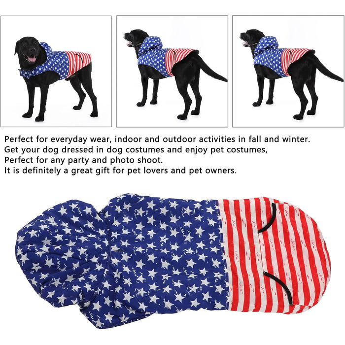 Водонепроникна тепла куртка для собак на зиму, Winddicht, XL, Little Surprise