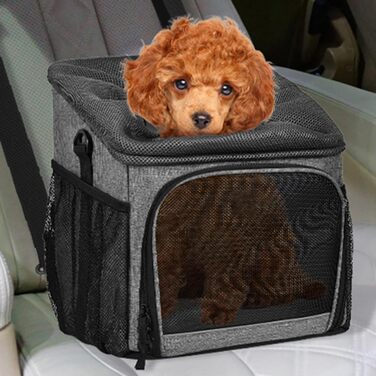 Корзина для собак на велосипед Qkbuza – легка, дихаюча переносна сумка для велосипеда, ідеальна для поїздок, кемпінгу та прогулянок