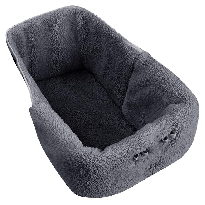 Захисний чохол для візка для собак - водонепроникний, з подушкою | Магнітна підкладка для транспортування, прогулянок, пляжу, ветеринара, сірий