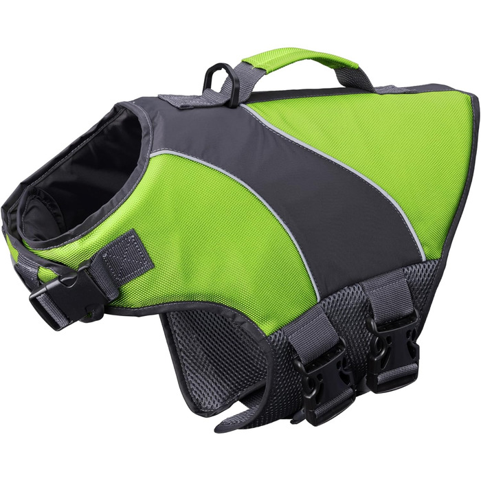 Жилет для собак, зелений, розмір M, колір лаймовий