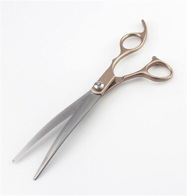 Професійний набір ножиць для грумінгу собак RWRAPS 7 дюймів з золотим руків'ям (ефектні ножиці)