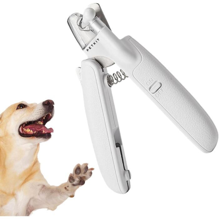 Триммер для обрізання кігтів собак та котів з LED-підсвічуванням | Бездротовий, для дому, подорожей, професійний