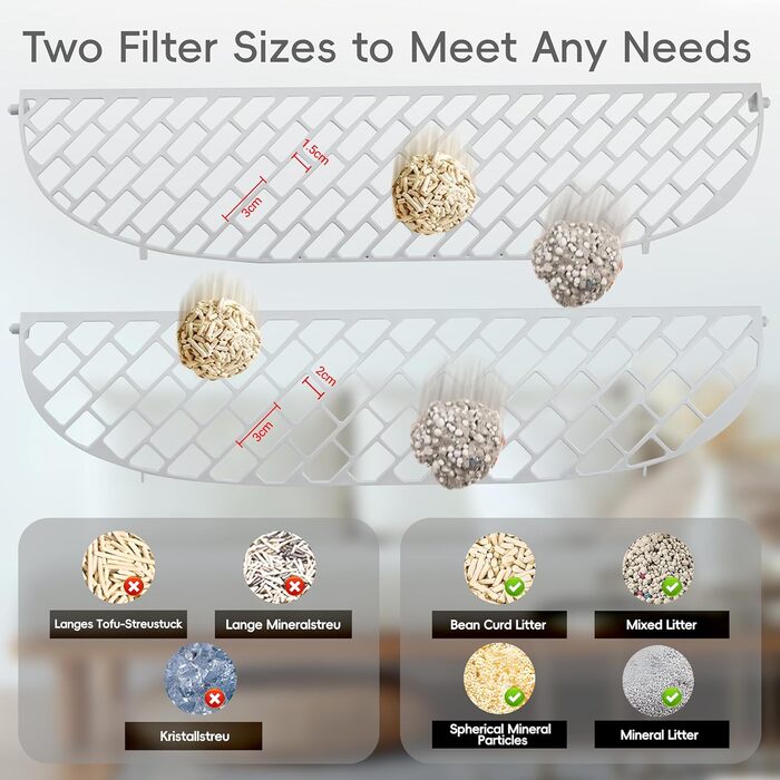 Автоматичний лоток для котів XQDKoon з самоочищенням, 65L+9L, з 5 мішками для сміття та килимком, керування через додаток