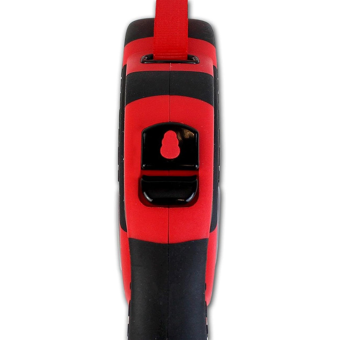 Рулетка для собак KONG 5м, для собак до 50кг, розмір L, жовто-блакитна, з Soft Grip та світловідбиваючим шнуром