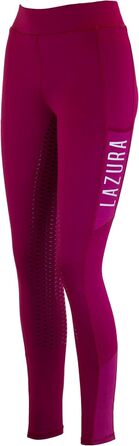 Лазура - Рідлегінги для жінок та дівчаток Emilia | Повний силіконовий покрив | Рідлегінги з 2 бічними кишенями для телефону | Рідлегінги в п'яти кольорах | Розміри 116-176 та 34-46, колір: Cranberry